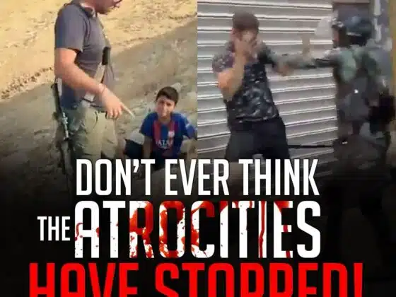 لا تفكروا أبدًا أن الأعمال الوحشية قد توقفت!