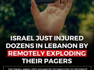 ISRAEL JUST INJURED DOZENS IN LEBANON BY REMOTELY EXPLODING THEIR PAGERS