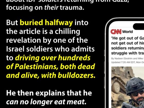 CNN tried to run a sympathy piece today about IDF soldiers returning from Gaza, focusing on their trauma.