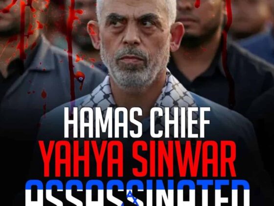 HAMAS CHIEF YAHYA SINWAR ASSASSINATED