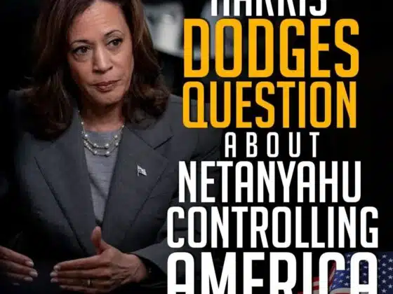 HARRIS DODGES QUESTION ABOUT NETANYAHU CONTROLLING AMERICA