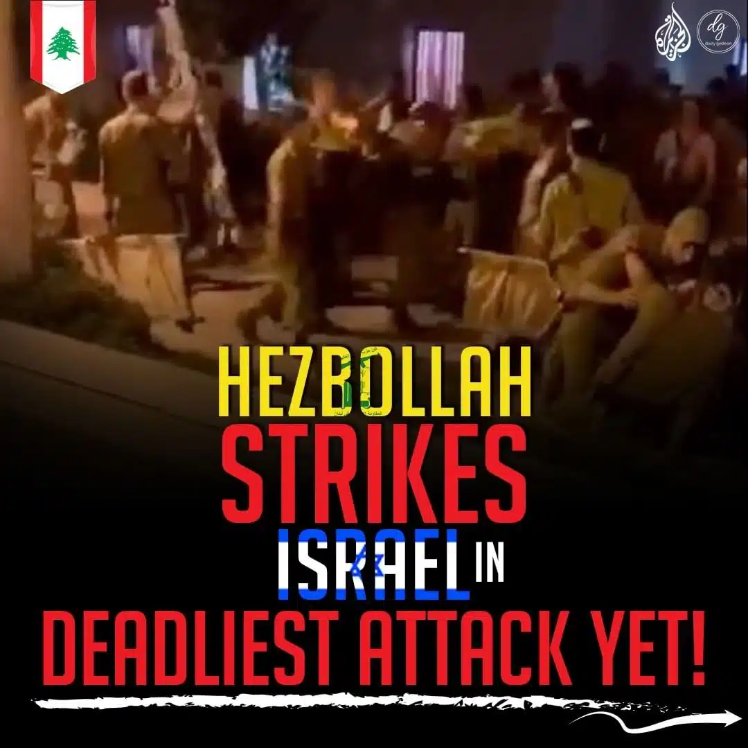 HEZBOLLAH STRIKES ISRAEL IN DEADLIEST ATTACK YET!