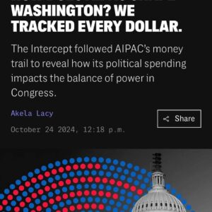 HOW DOES AIPAC SHAPE WASHINGTON? WE TRACKED EVERY DOLLAR.