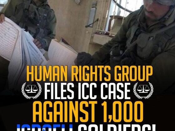 HUMAN RIGHTS GROUP FILES ICC CASE AGAINST 1,000 ISRAFLI SOLDIERS!