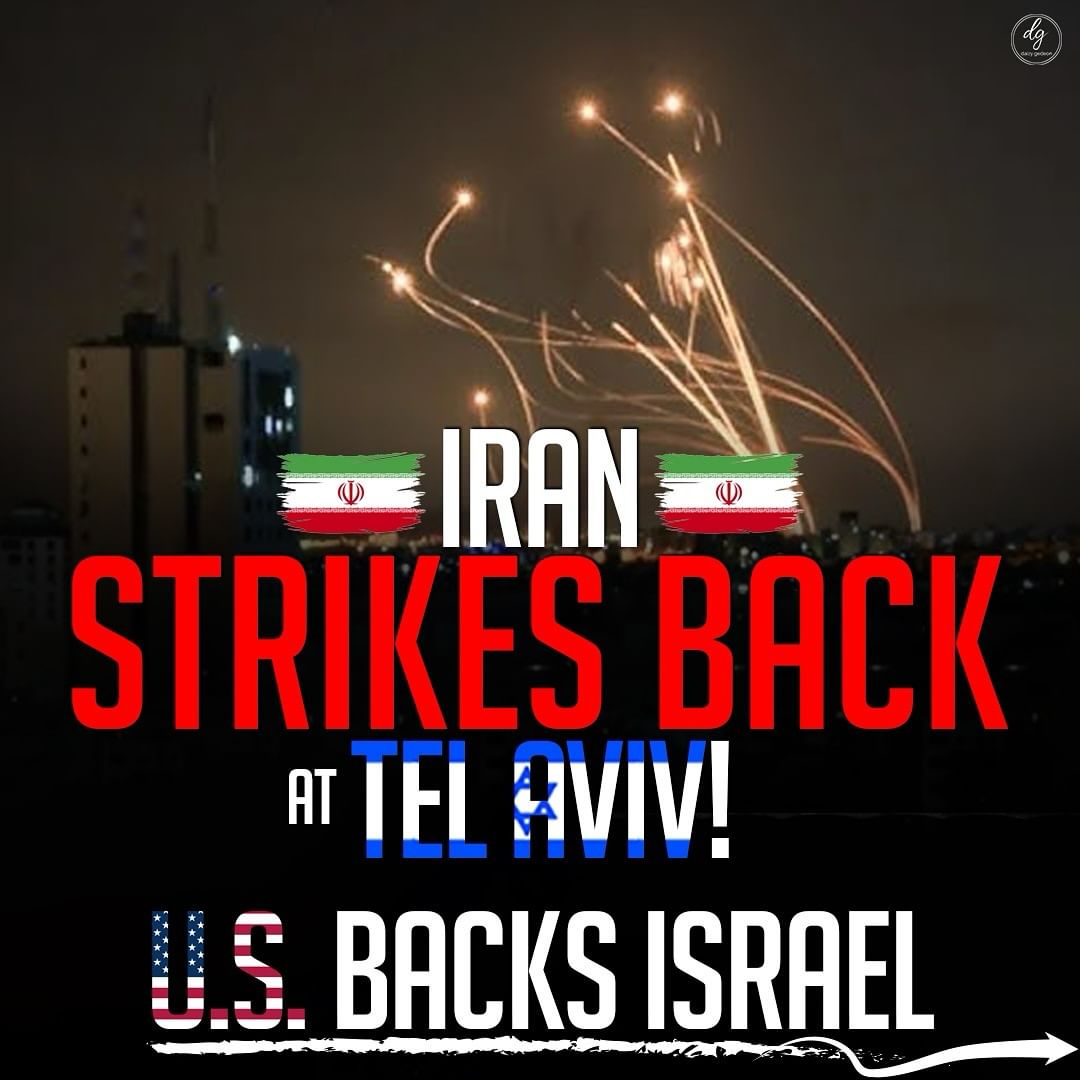 IRAN STRIKES BACK AT TEL AVIV! U.S. BACKS ISRAEL