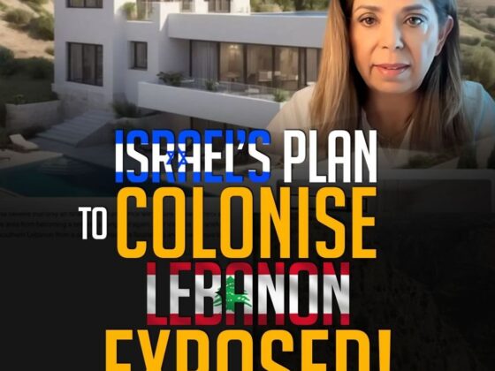 ISRAEL'S PLAN TO COLONISE LEBANON EXPOSED!