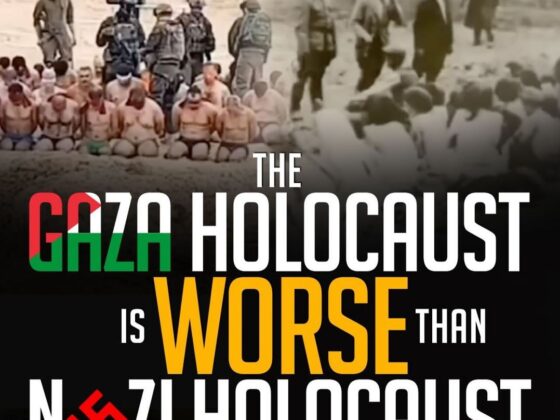 THE GAZA HOLOCAUST IS WORSE THAN NAZI HOLOCAUST