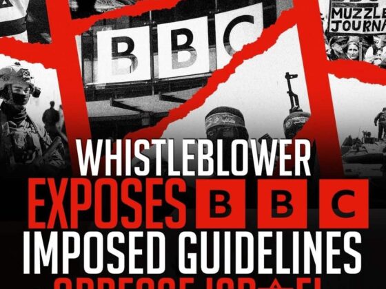 WHISTLEBLOWER EXPOSES BBC IMPOSED GUIDELINES TO APPEASE ISRAEL