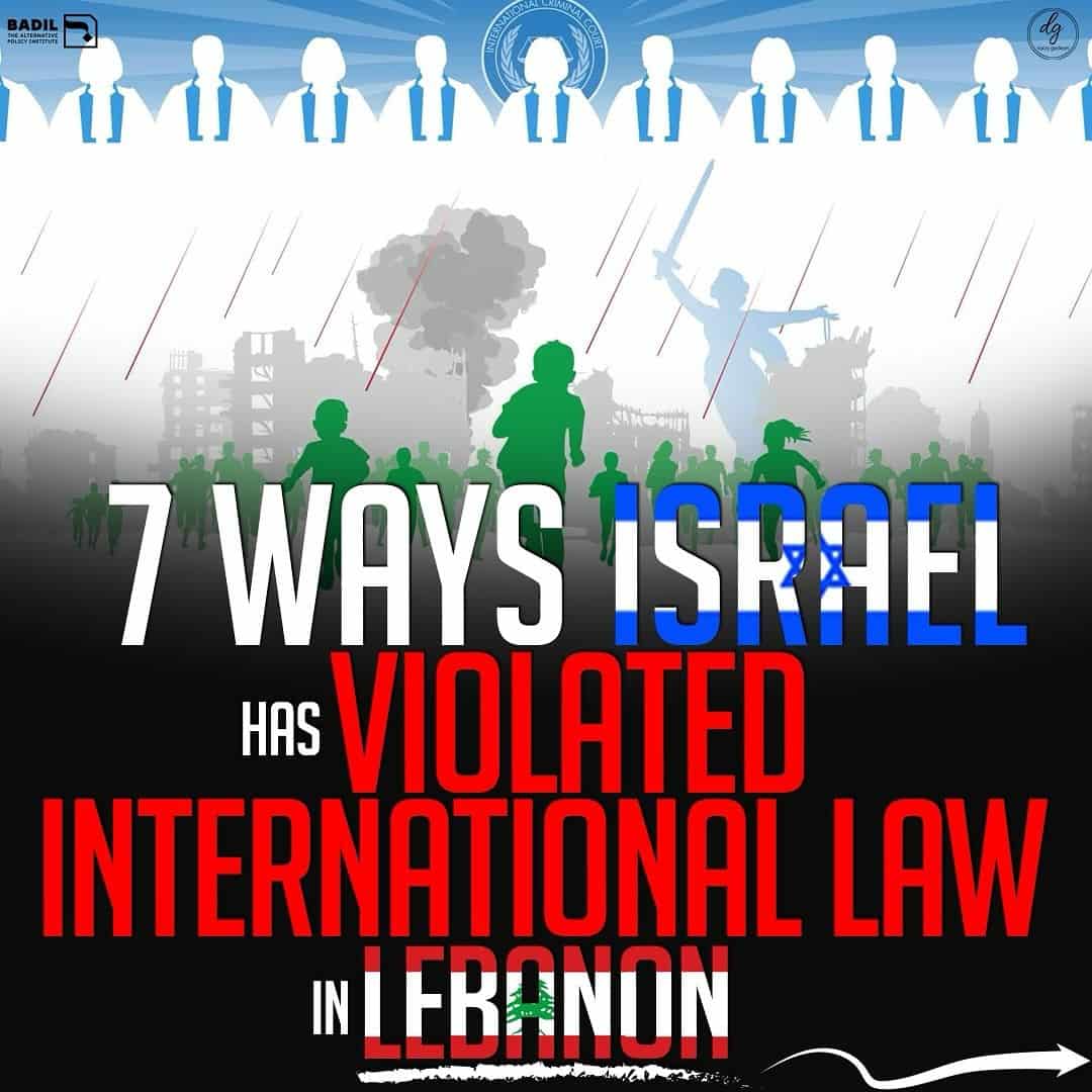 7 WAYS ISRAEL HAS VIOLATED INTERNATIONAL LAW IN LEBANON