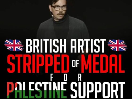 Arab News: British Artist Stripped of Medal Over Palestine Support