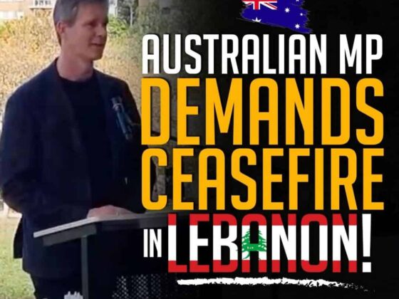 DR. ANDREW CHARLTON AUSTRALIAN MP AND CHAIR OF THE PARLIAMENTARY FRIENDS OF LEBANON: AUSTRALIAN MP DEMANDS CEASEFIRE IN LEBANON!