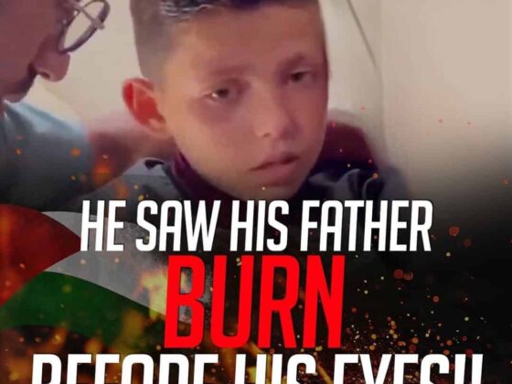 HE SAW HIS FATHER BURN BEFORE HIS EYES!!