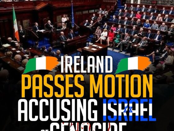 IRELAND PASSES MOTION ACCUSING ISRAEL OF GENOCIDE