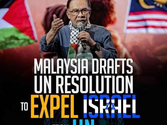 MALAYSIA DRAFTS UN RESOLUTION TO EXPEL ISRAEL FROM UN