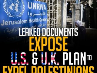 MIDDLE EAST MONITOR:LEAKED DOCUMENTS EXPOSE U.S. & U.K. PLAN TO EXPEL PALESTINIANS