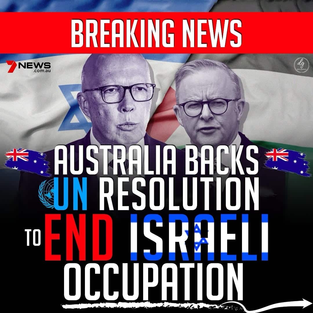 7NEWS.com.au: Breaking News – Australia Supports UN Resolution to End Israeli Occupation