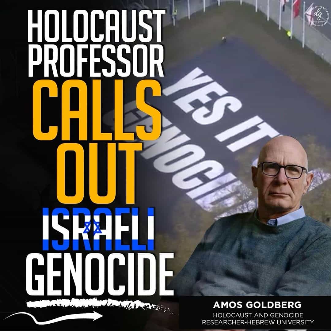 Amos Goldberg, Holocaust and Genocide Researcher at Hebrew University: Holocaust Professor Condemns Israeli Genocide