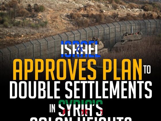 Israel Greenlights Plan to Double Settlements in Occupied Golan Heights