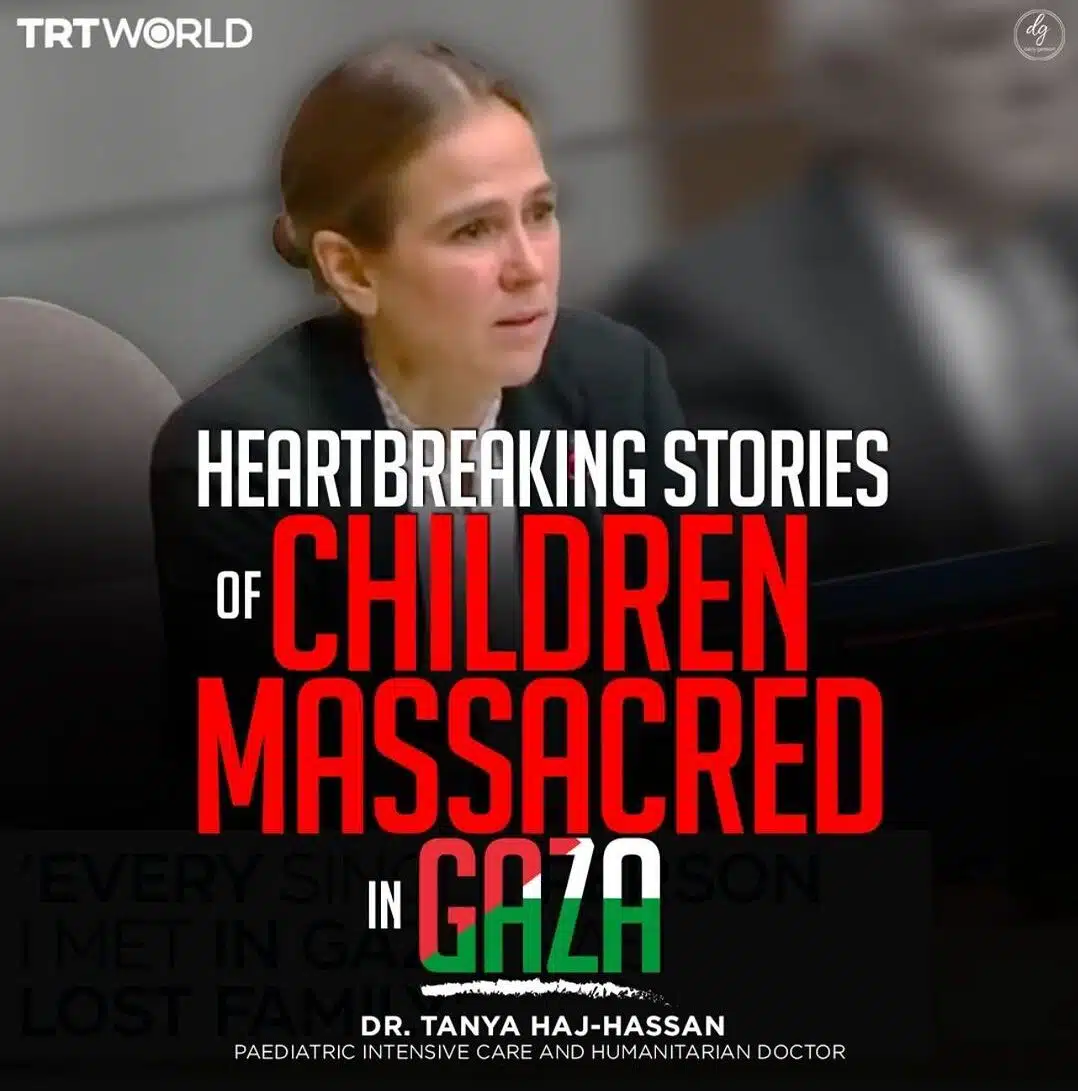 Paediatric Doctor’s Stories of Children Massacred in Gaza