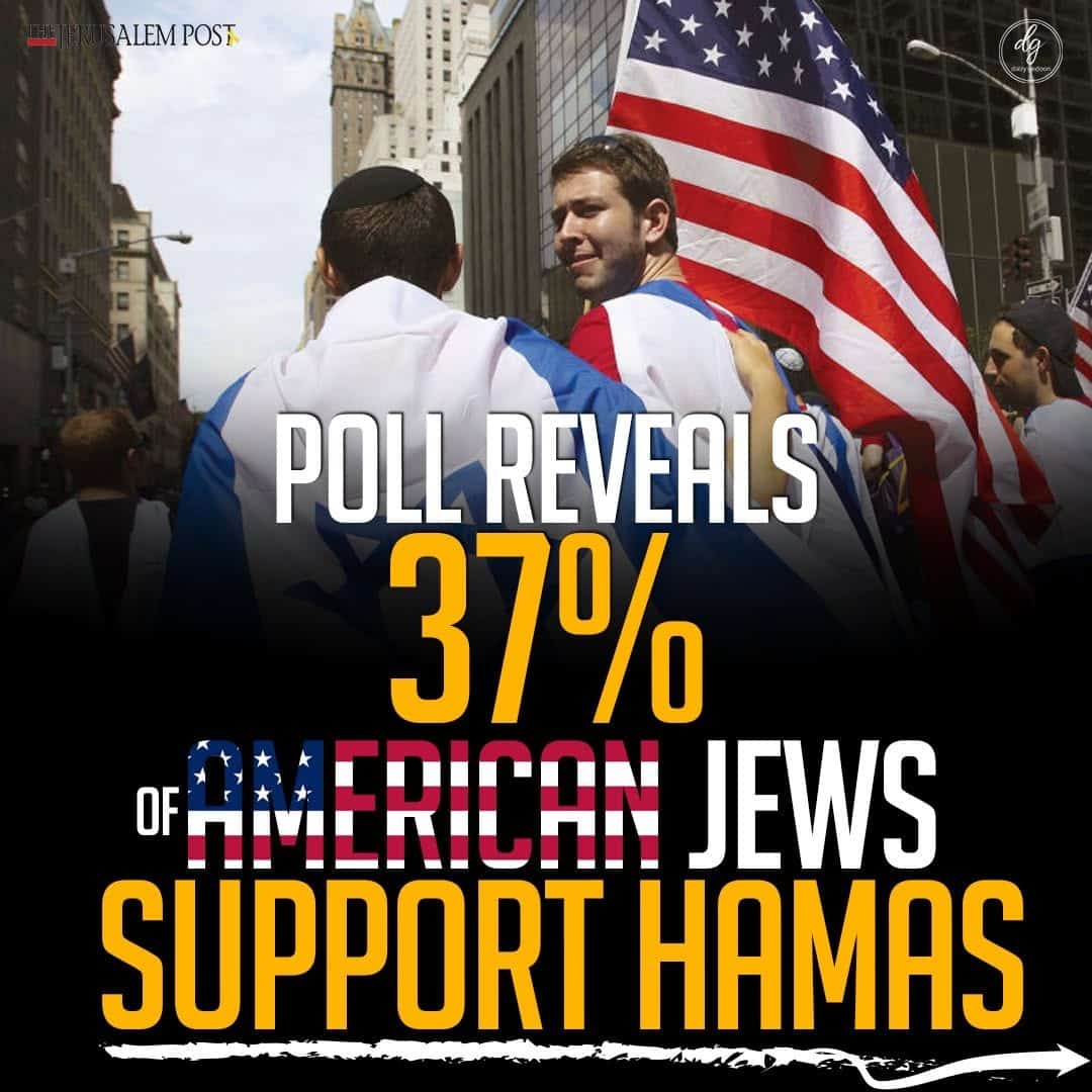 The Jerusalem Post Poll: 37% of American Jews Express Support for Hamas