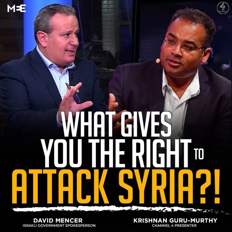 What Gives You the Right to Attack Syria? David Mencer & Krishnan Guru-Murthy Debate