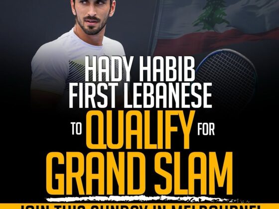 Hady Habib: Lebanese-American Tennis Star Becomes First Lebanese to Qualify for Grand Slam – Join Him This Sunday in Melbourne!