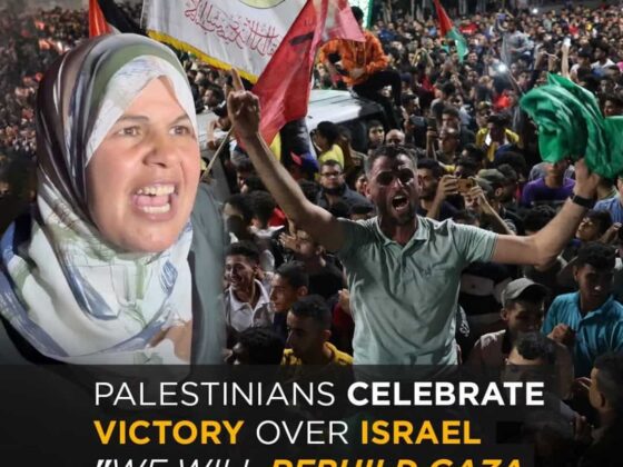 Palestinians Celebrate Victory: 'We Will Rebuild Gaza Better Than Before!'