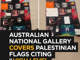 Australian National Gallery Covers Palestinian Flags, Citing 'High-Level Security Risk'