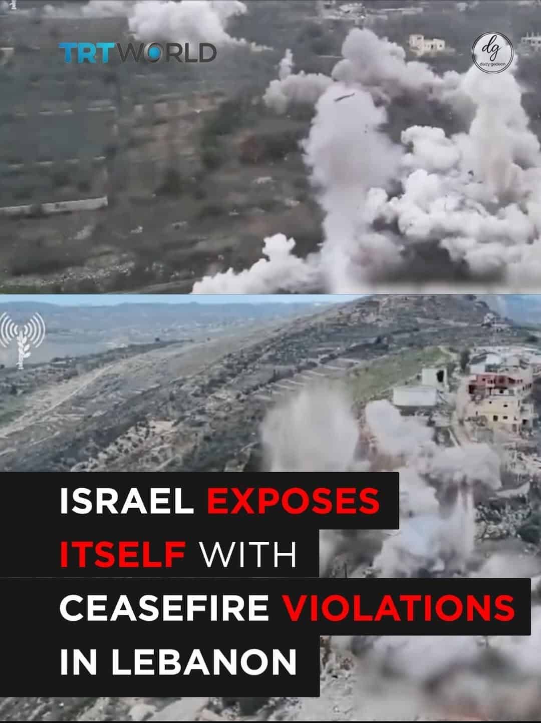 TRT World: Israel Exposed for Ceasefire Violations in Lebanon