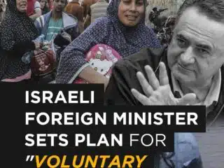 The Times of Israel: Israeli FM Proposes 'Voluntary Expulsion' Plan for Gaza