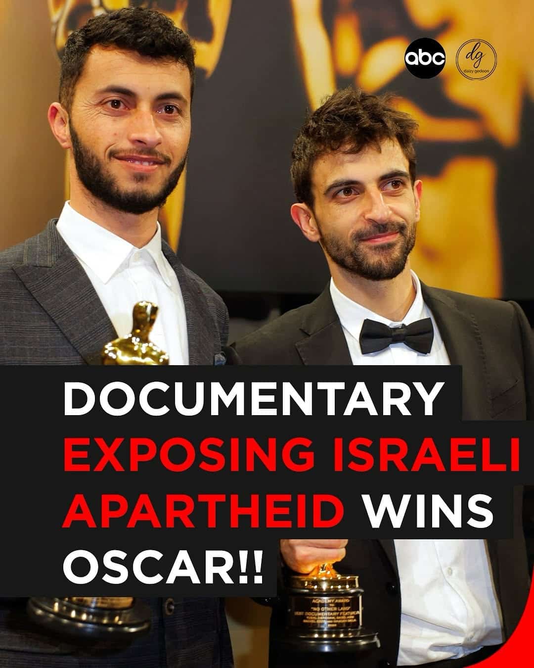 ABC News: Documentary Exposing Israeli Apartheid Wins Oscar!