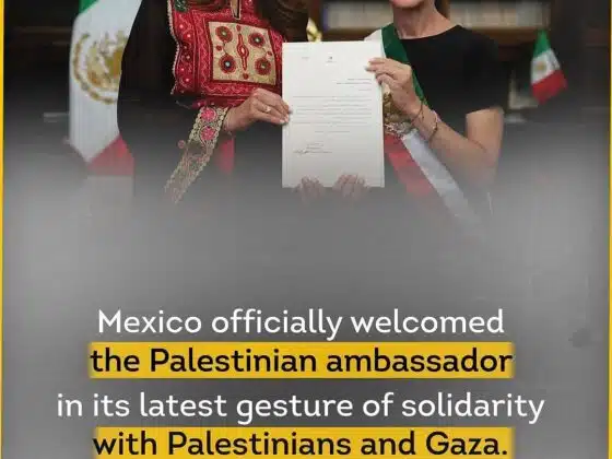 Mexico Takes a Bold Stand: Officially Welcomes Palestinian Ambassador in Historic Move!
