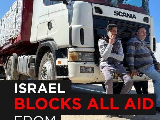 REUTERS: Israel Blocks All Aid from Entering Gaza!
