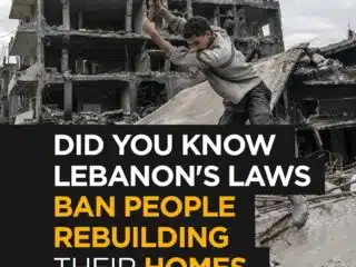 Reel Talk Podcast: Did You Know Lebanon's Laws Prevent Rebuilding Homes Destroyed by Israel?