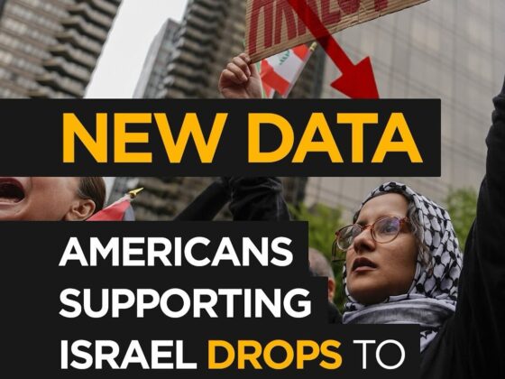 The Times of Israel: New Data Shows American Support for Israel at Its Lowest in 24 Years!