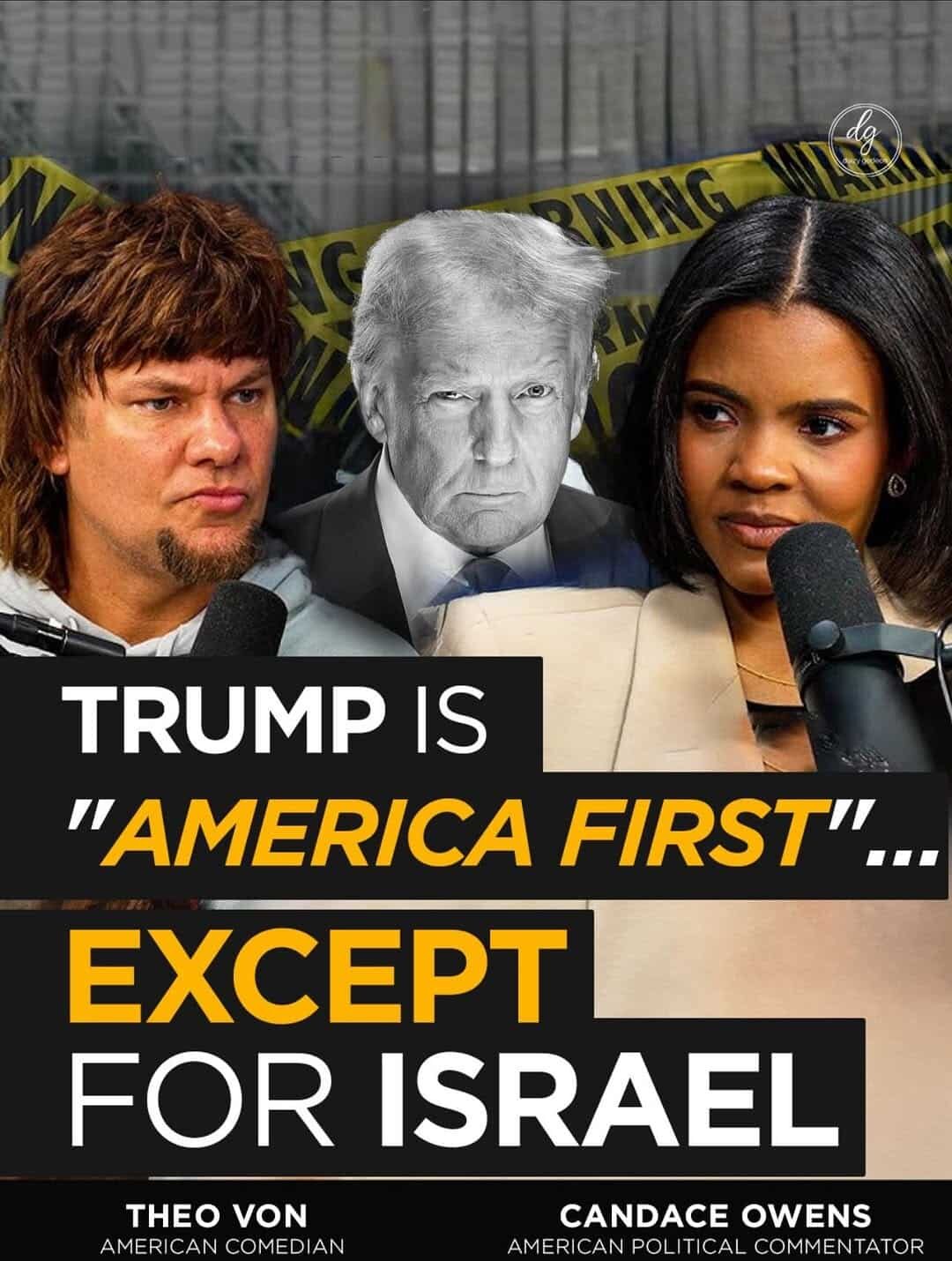 Trump Is 'America First'... Except for Israel – Theo Von & Candace Owens Discuss