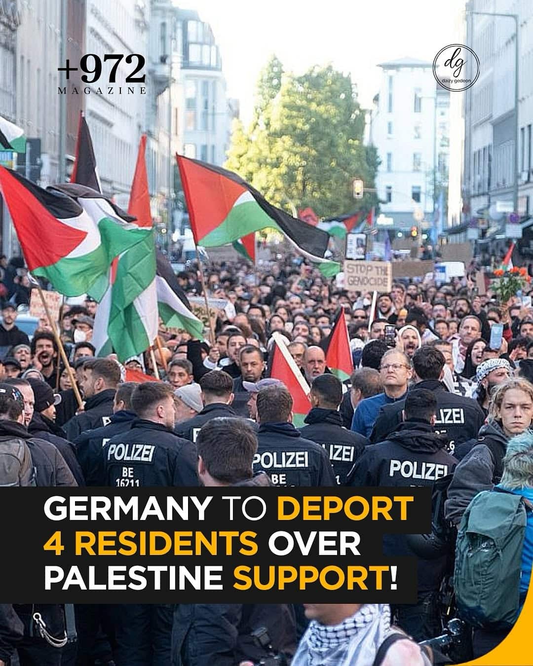Germany to Deport 4 Residents for Supporting Palestine | 972 Magazine