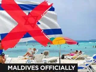 Maldives Bans Israelis from Entering Country – Official Announcement by The Times of Israel