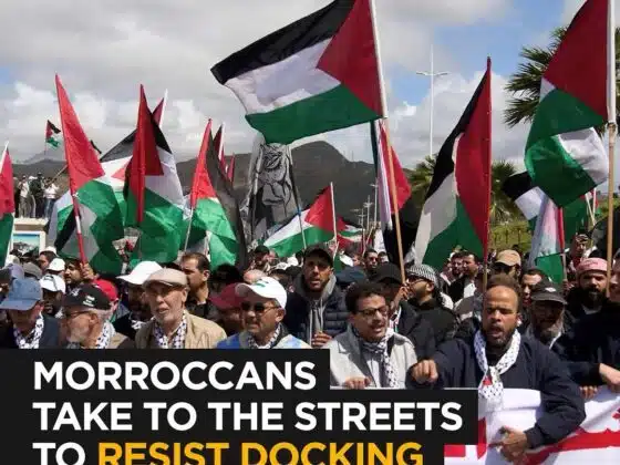 Mass Protests in Morocco Against Maersk Ships Allegedly Carrying Israeli F-35 Parts
