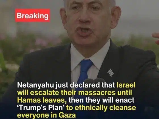 Netanyahu Declares Plan to Escalate Attacks & Ethnically Cleanse Gaza Under 'Trump's Plan'