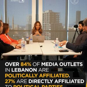 Report: 84% of Lebanese Media Outlets Are Politically Affiliated – BADIL Policy Institute