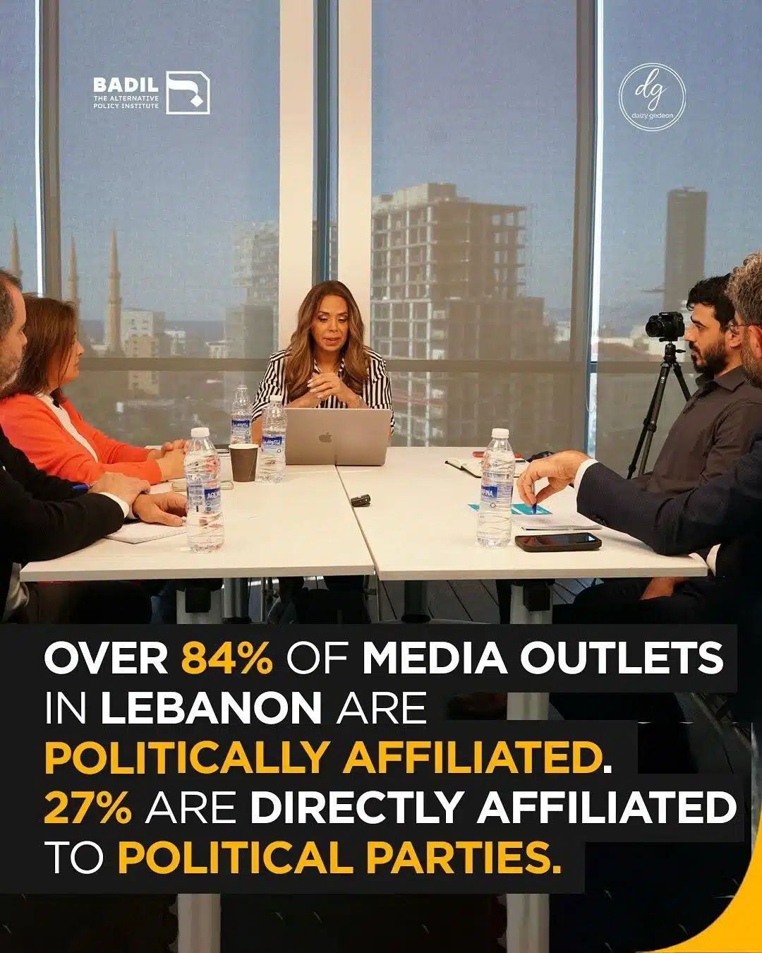 Report: 84% of Lebanese Media Outlets Are Politically Affiliated – BADIL Policy Institute