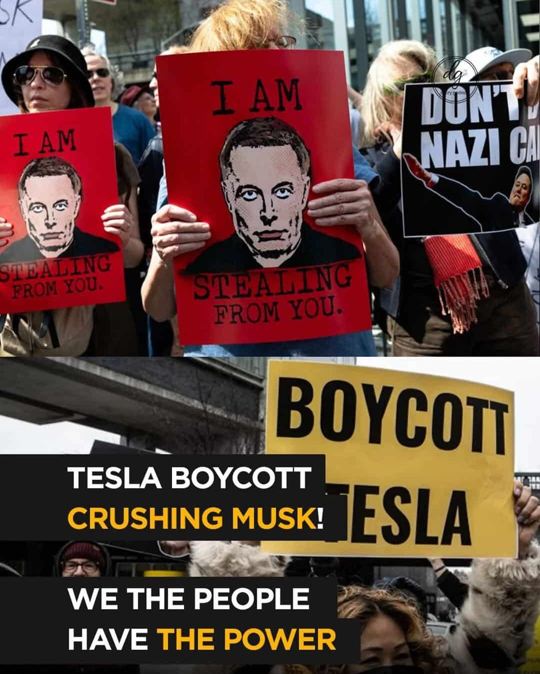 مقاطعة تسلا تسحق ماسك – الناس يقاومون! 1 Tesla Boycott Is Crushing Musk – The People Are Fighting Back!