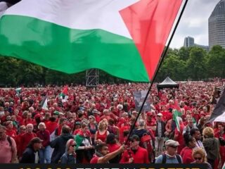 100,000 March for Palestine in the Netherlands – Massive Protest Erupts