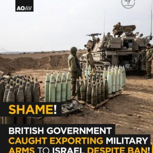 AOAV Exposes UK Government: Military Arms Exported to Israel Despite Official Ban | Action on Armed Violence