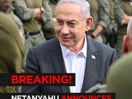 Barron’s BREAKING: Netanyahu Announces Full Israeli Control Over Gaza Strip