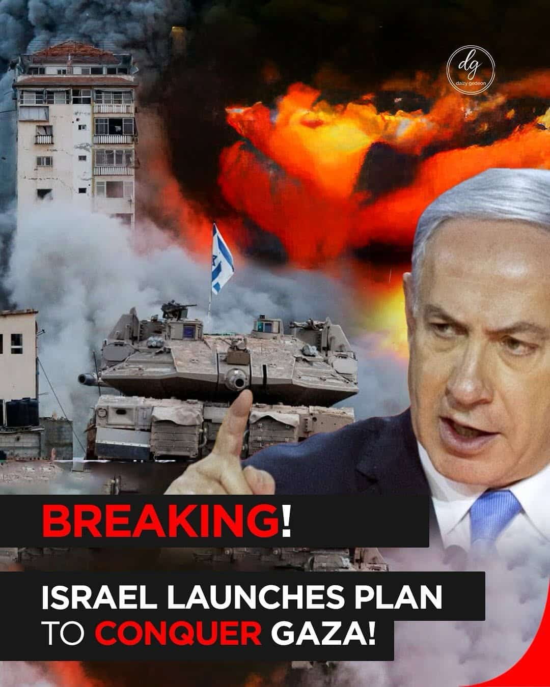 Breaking: Israel Launches Ground Offensive Plan to Seize Control of Gaza