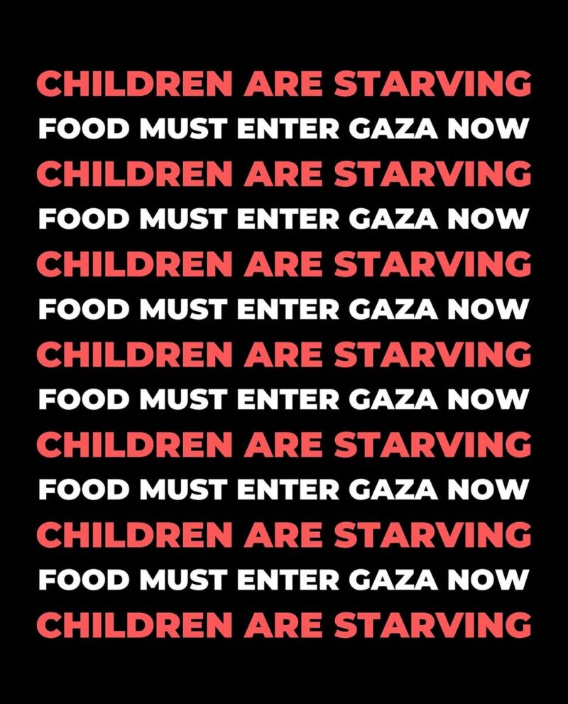 Children Are Starving: Urgent Call to Let Food Into Gaza Now