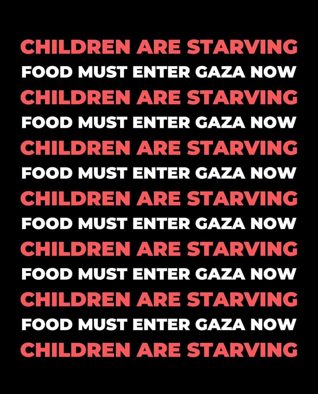 Children Are Starving: Urgent Call to Let Food Into Gaza Now