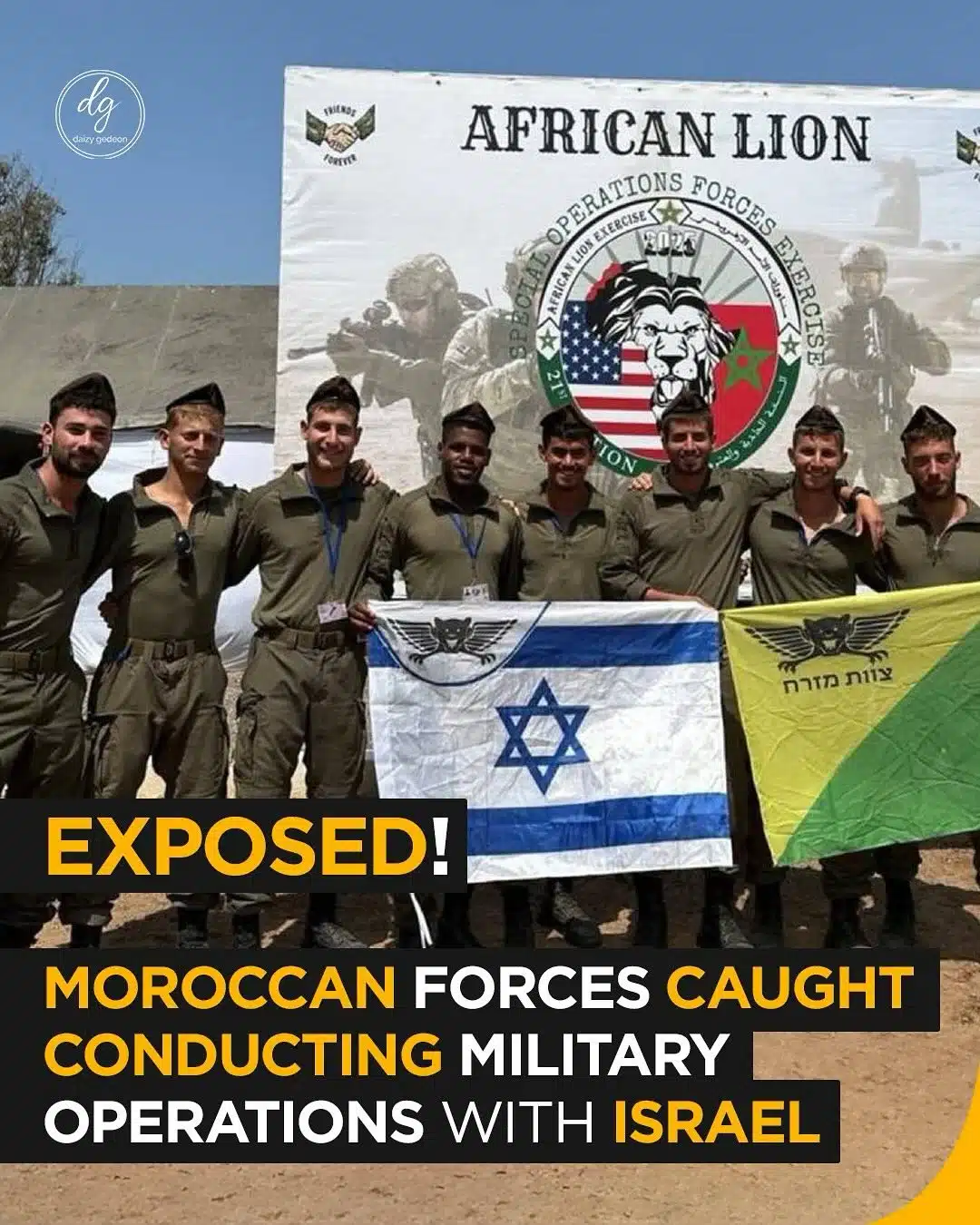 Exposed: Moroccan Forces Conduct Joint Military Ops with Israel